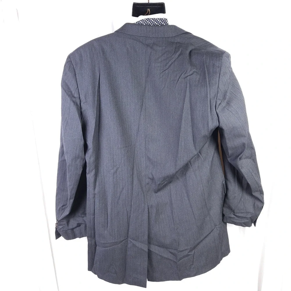 Lauren Ralph Lauren Dark Gray Wool Sports Coat Blazer‎ Men's 44L